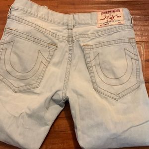 Light Blue True Religion Mens Jeans
